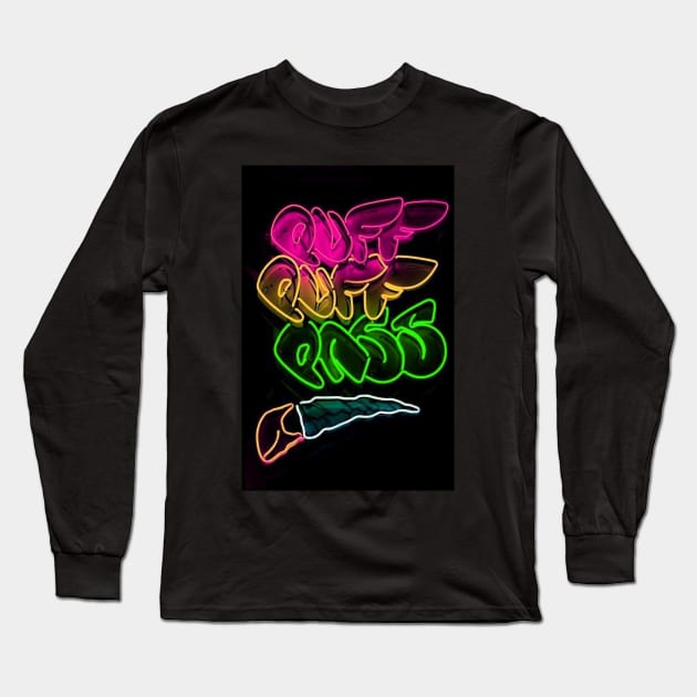 Puff puff pass Long Sleeve T-Shirt by Raisaniweed